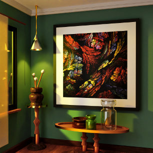 Colour Harmony Abstract Art Print