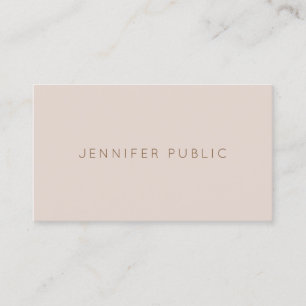 Colour Harmony Plain Professional Luxury Top Business Card