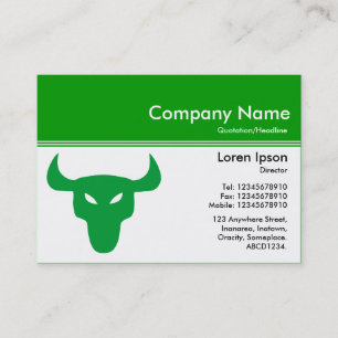 Colour Header III v2 - Green - Steer Business Card