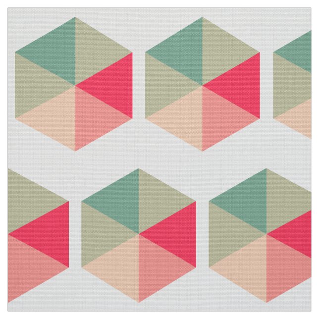 Colour Hexagon 04 Fabric (Swatch)