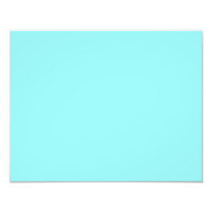 colour ice blue photo print