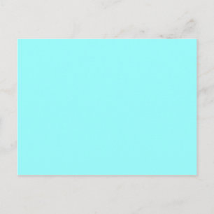 colour ice blue postcard