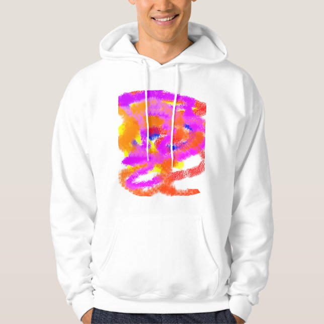 Colour Ideas abstract mind stress Hoodie (Front)
