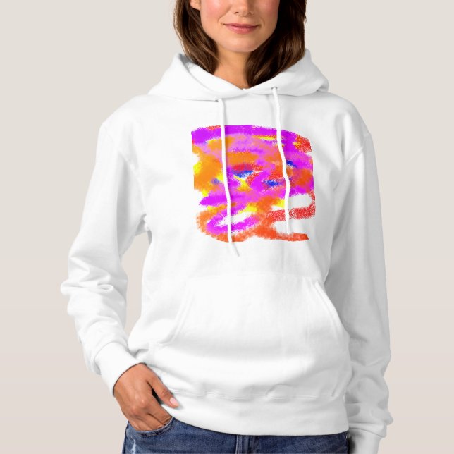 Colour Ideas abstract mind stress Hoodie (Front)
