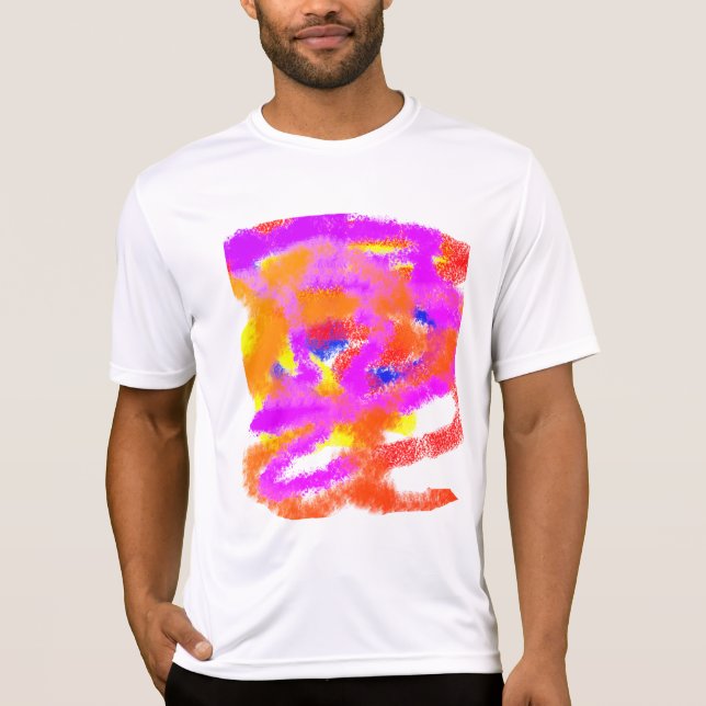 Colour Ideas abstract mind stress T-Shirt (Front)