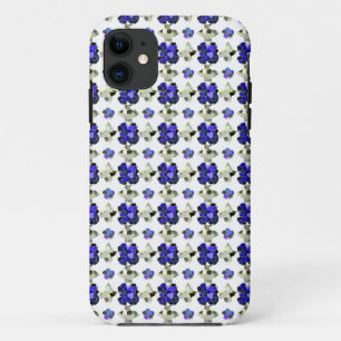 Colour Illustration Fancy shapes, Grey and Blue Case-Mate iPhone Case