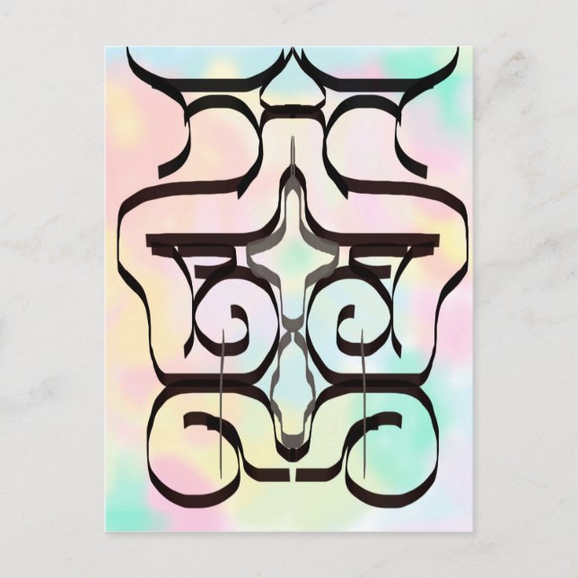 colour illustrations postcard (Front)