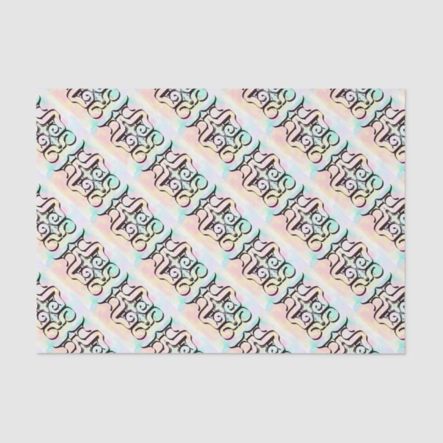 colour illustrations tissue paper (Front)