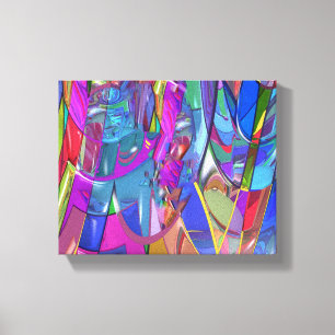 Colour in Motion Canvas Print