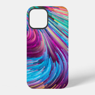 Colour In Motion series. Background design of liqu iPhone 12 Case