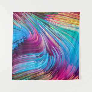 Colour In Motion series. Background design of liqu Tapestry