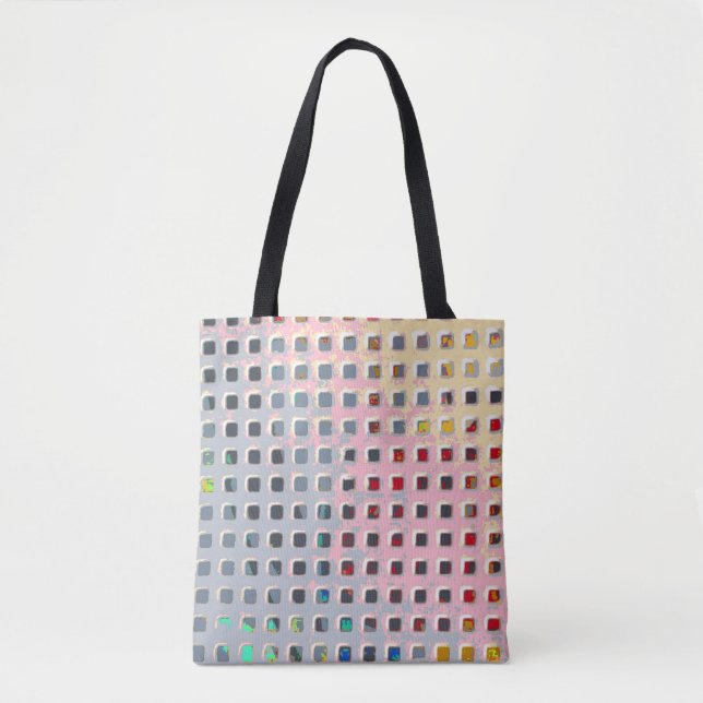 Colour in the Grid Tote Bag (Front)
