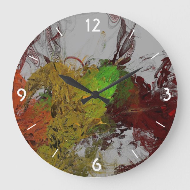 Colour Invasion Large Clock (Front)