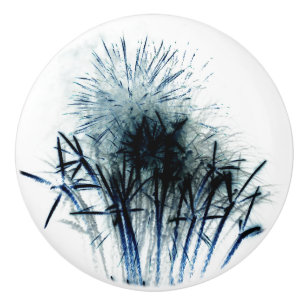 Colour Inverted Fireworks Patriotic Celebration Ceramic Knob