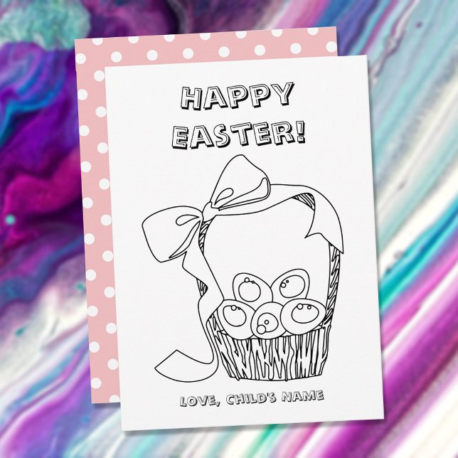 Colour it Happy Easter Basket (Creator Uploaded)