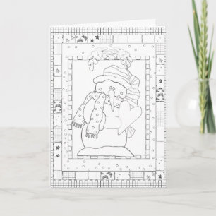 Colour It Holiday Christmas Card Greetings