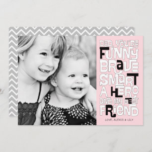 Colour it in Dad Father's Day Card