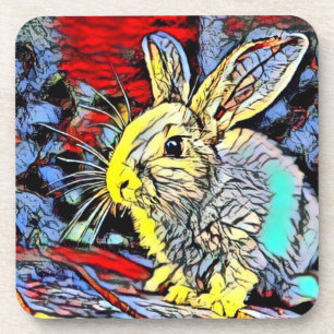 colour kick bunny coaster