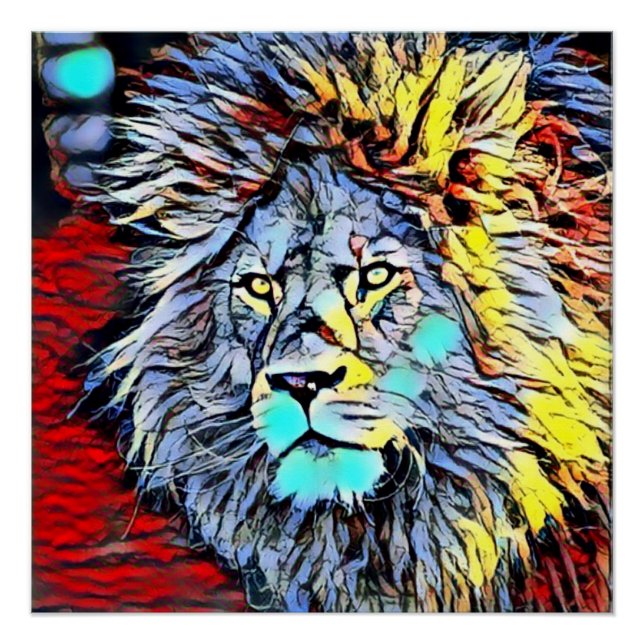 colour kick - lion king poster (Front)