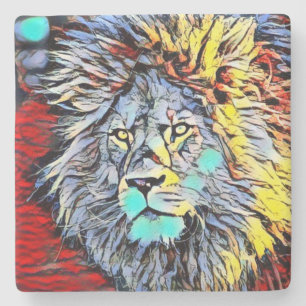 colour kick - lion king stone coaster