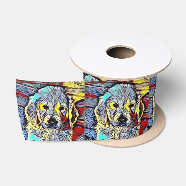 Colour Kick - Puppy Satin Ribbon (Spool)