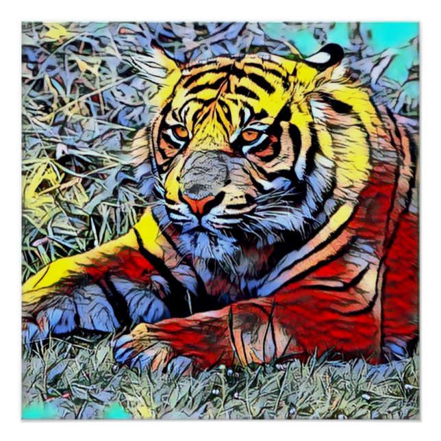 Colour Kick - Tiger 2 Poster (Front)