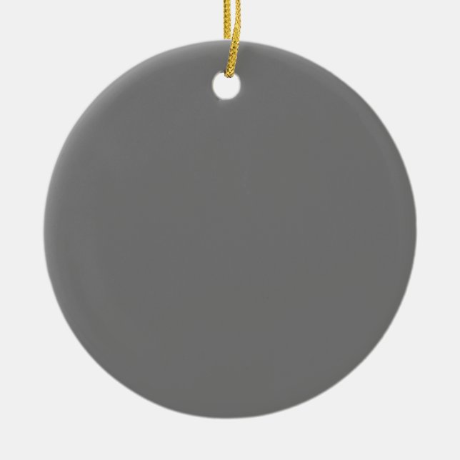 Colour Latest Custom TextLogo Ceramic Ornament (Front)