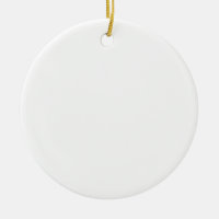 Colour Latest Custom TextLogo Ceramic Ornament