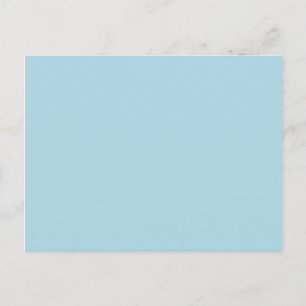 colour light blue postcard
