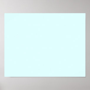 colour light cyan poster