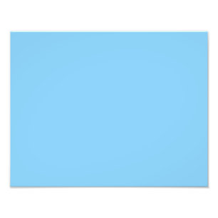 colour light sky blue photo print