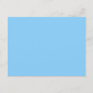 colour light sky blue postcard