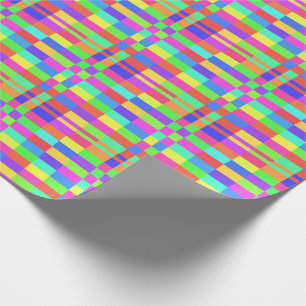 Colour Lights Wrapping Paper