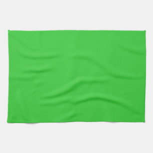 colour lime green tea towel