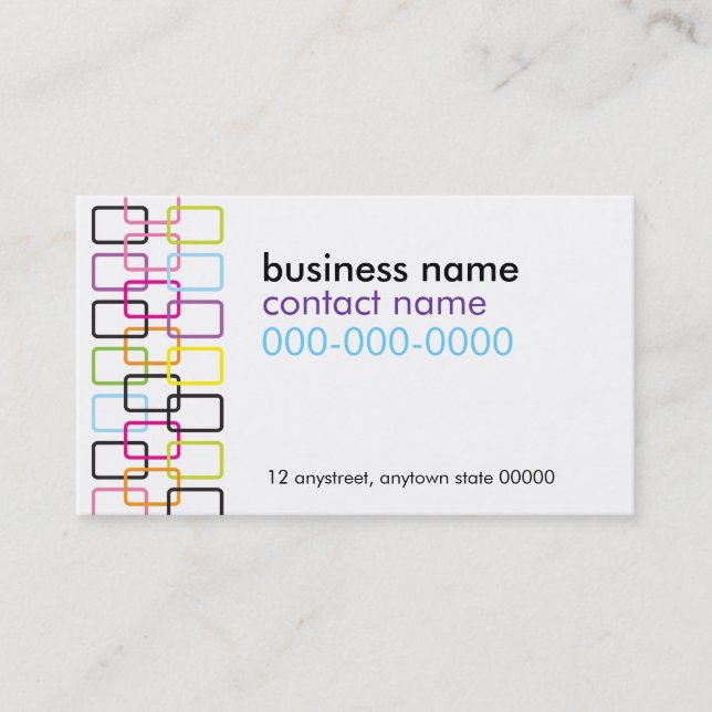 Colour Links Business Card (Front)