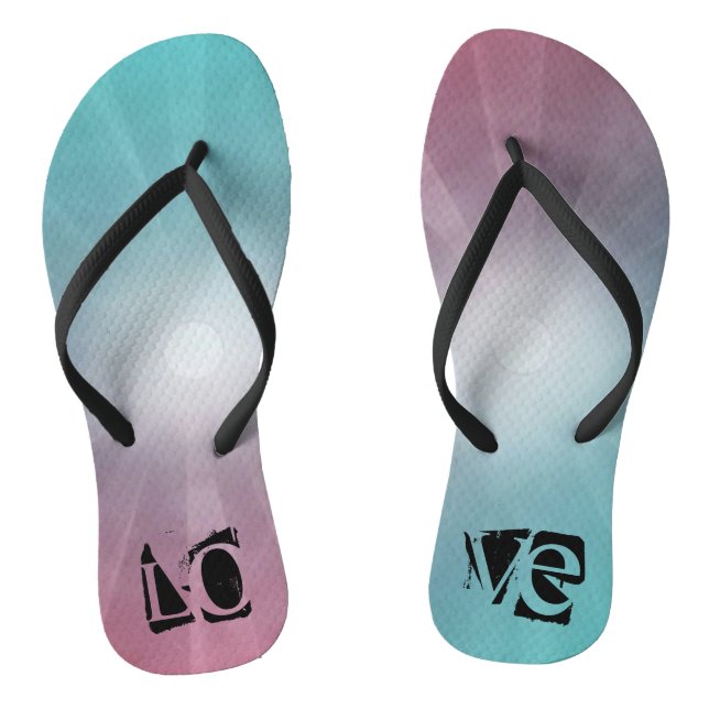 colour love flip flops (Footbed)