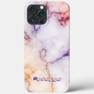 Colour Marble Pattern Personalisation iPhone 13 Pro Max Case