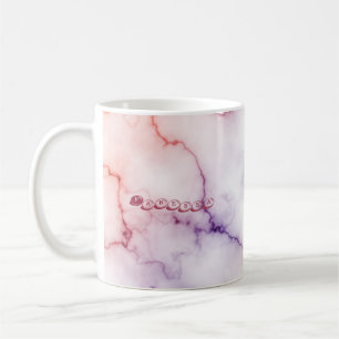 Colour Marble Pattern Personalisation Coffee Mug