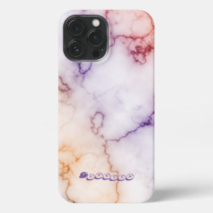 Colour Marble Pattern Personalisation iPhone 13 Pro Max Case