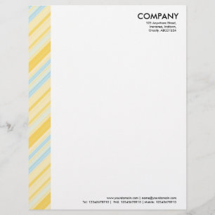 Colour Margin - Stripes 310515 (04) Customised Letterhead