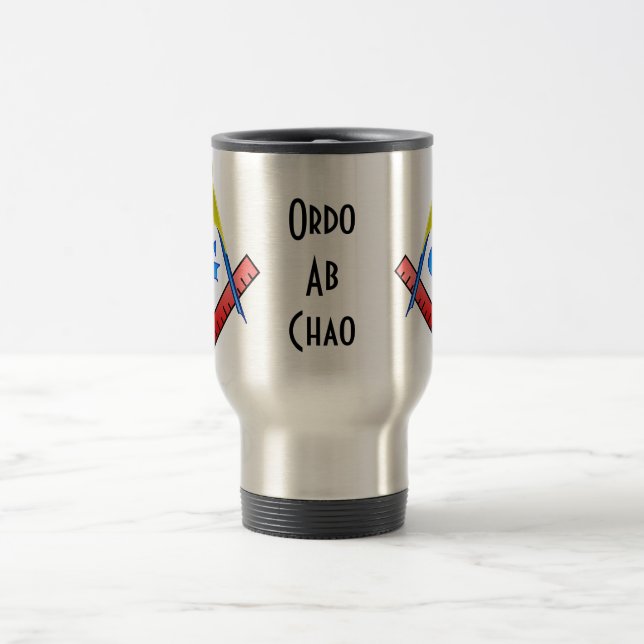 Colour Masonic Travel Mug (Center)