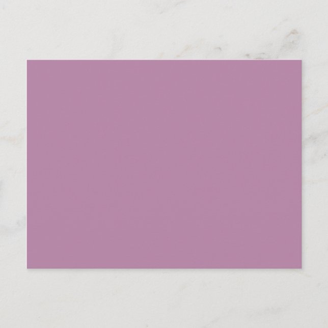 colour mauve postcard (Front)