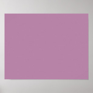 colour mauve poster