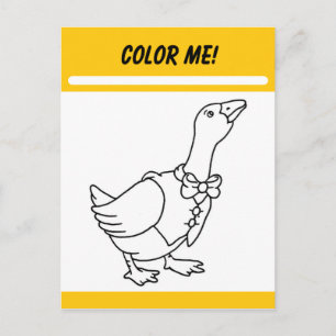 Colour Me Activity Card