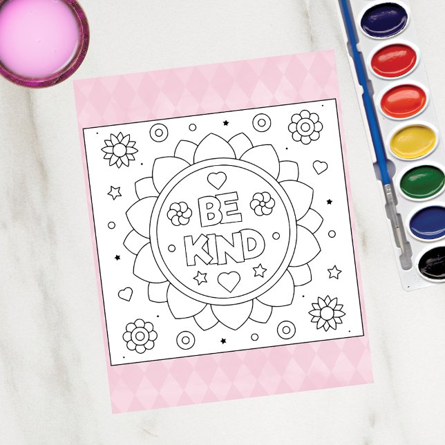 Colour Me Be Kind Flower Inspire Activity Cards (Creator Uploaded)