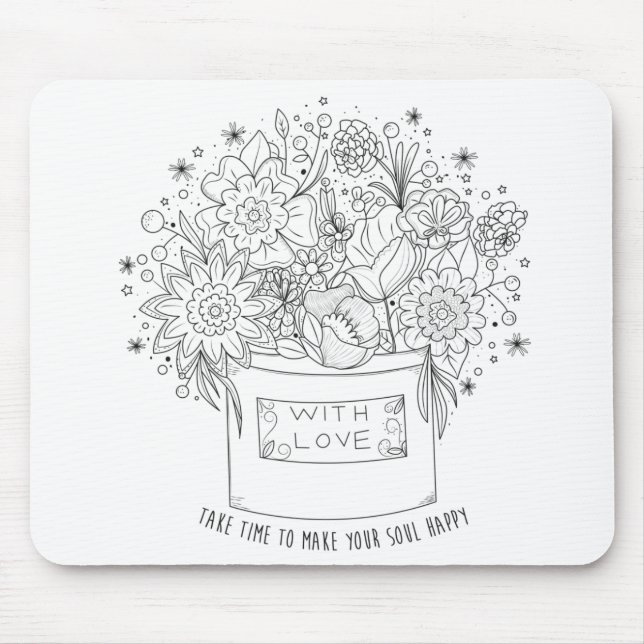 Colour Me beautiful Mouse Pad (Front)