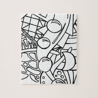 Colour Me Black and White One Jigsaw Puzzle