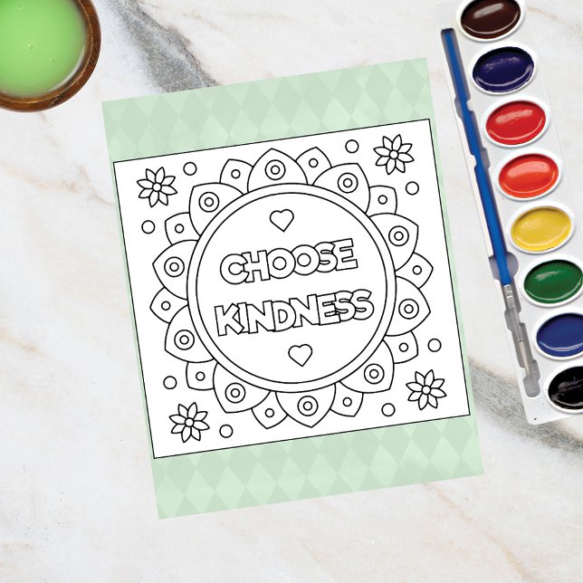 Colour Me Choose Kindness | Activity Cards (Creator Uploaded)
