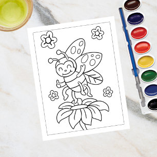 Colour Me Cute Butterfly Kids Activity Cards