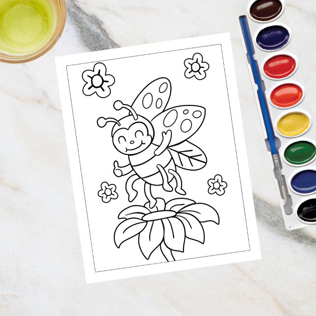 Colour Me Cute Butterfly | Kids Activity Cards (Creator Uploaded)